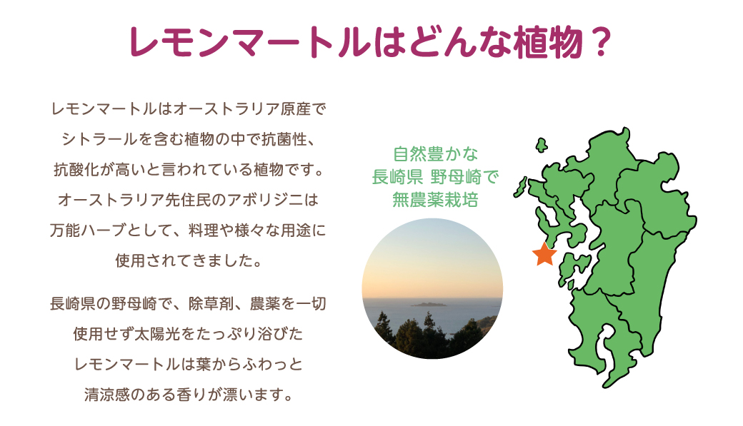 レモンマートルをたっぷり使った化粧水