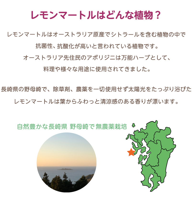 レモンマートルをたっぷり使った化粧水