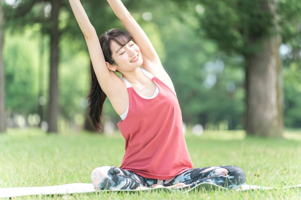 ヨガ、ピラティス、ダンスなどに